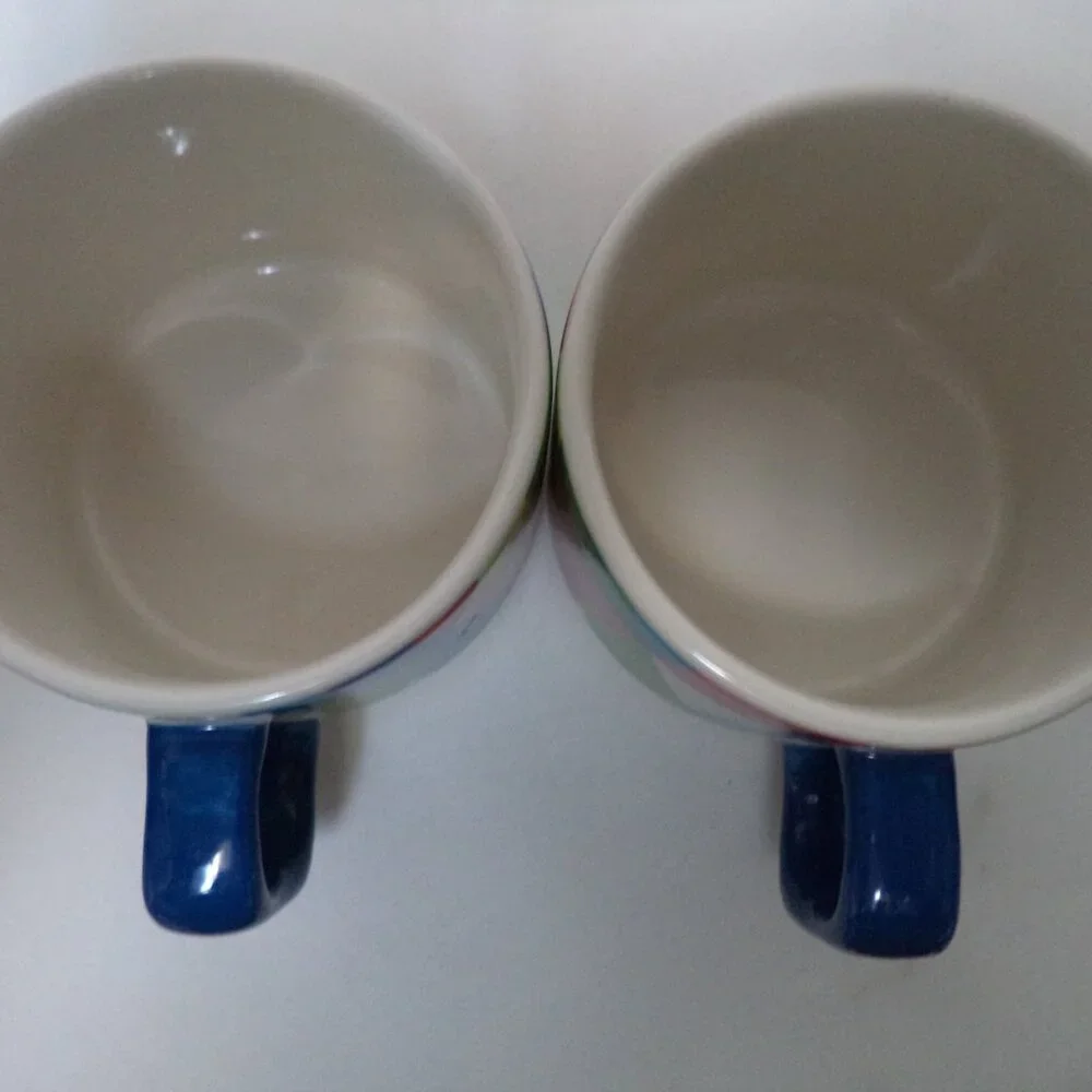 Target Mod Triangle Mug Cup Set 2 ceramic dish micro safe geometric pair